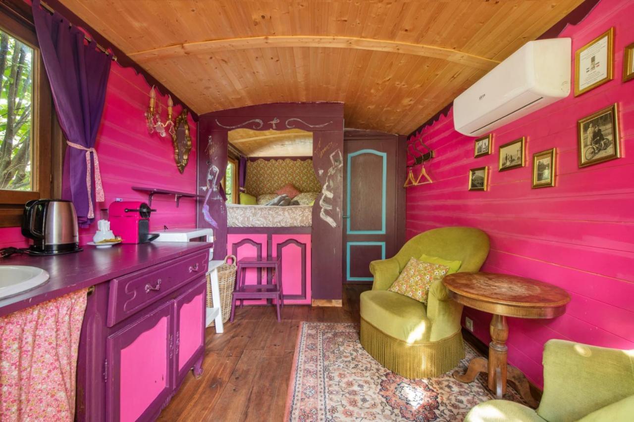 Roulotte Insolite Avec Terrasse Proche Paris Нуази-ле-Гран Екстериор снимка